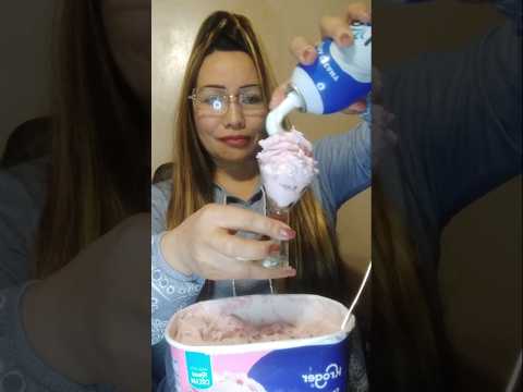 HOW I EAT ICE CREAM#mukbang #viral #everyone #food #shortsfeed #eating #viralshorts