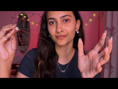 ASMR Head Massage, Hair Brushing, Oiling, Styling & More | Hand Movements & Layered Sounds 
