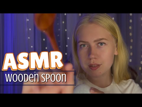 ASMR wooden spoon 🪵🥄 | #asmrminuha #asmr
