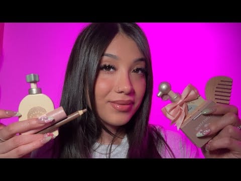 ASMR Doing Your Wooden Makeup 🪵💄(nice girl roleplay) Personal Attention 