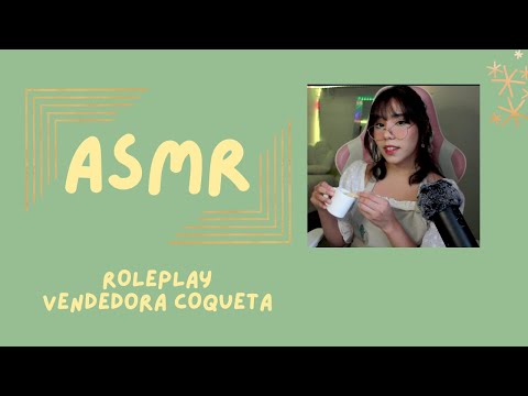 ASMR- VENDEDORA COQUETA/ ROLEPLAY CAFÉ