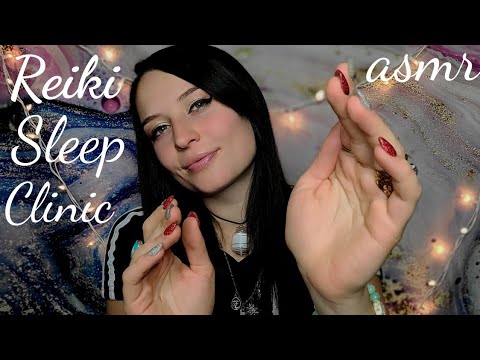 ASMR Reiki Sleep Clinic ~ Hand Movements, Crystals, Plucking, Mantras, Symbol Drawing, Whisper