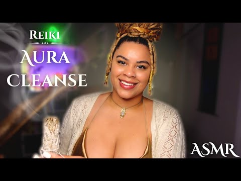 💫Deep Aura Cleanse💫 ASMR Reiki: Selenite Crystal Healing