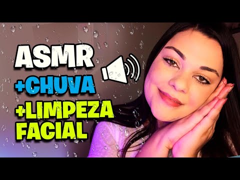 ASMR: Limpeza De Pele Profunda (Com Som De Chuva E Trovoada)