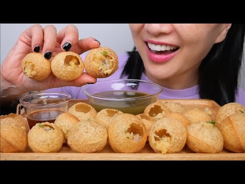 GOLGAPPA (ASMR EATING SOUNDS) NO TALKING | SAS-ASMR