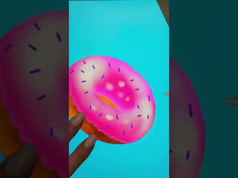 DONUT ASMR po polsku! Podoba Ci się? Digital Painting #Shorts