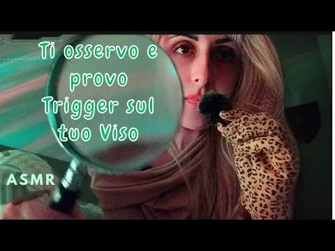 TRIGGER SUL TUO VISO🔎🔦super CLOSE UP~ASMR 