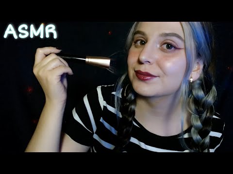 ASMR SONS DE BOCA + PINCEL NA TELA (tuc tuc, sk sk, lick lick)