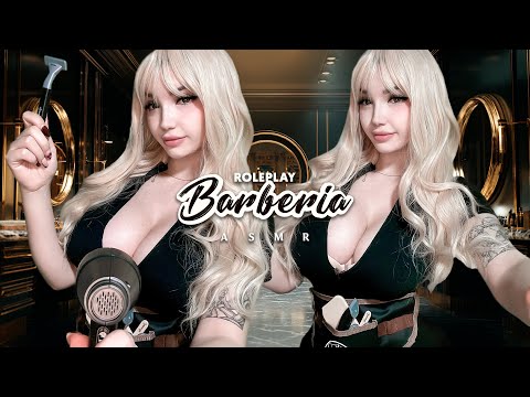 ASMR ESPAÑOL 💈 CORTE DE CABELLO Y BARBA muy INTENSO ✂️ PELUQUERÍA de LUJO💎💰