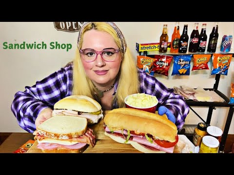 ASMR-Sandwich Shop Role Play 🥪