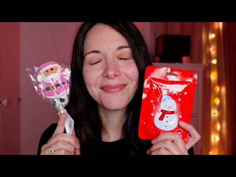 ASMR | Comiendo chuches NAVIDEÑAS y hablando de series y peliculas