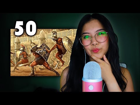 [ASMR] 50 Random History Facts (Whispered)