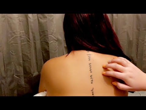 ASMR - Back Scratching and Hair Brushing - No Talking