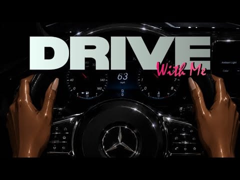 ASMR drive with me to a date | car interior sounds | on the phone | cosmetics bag rummaging