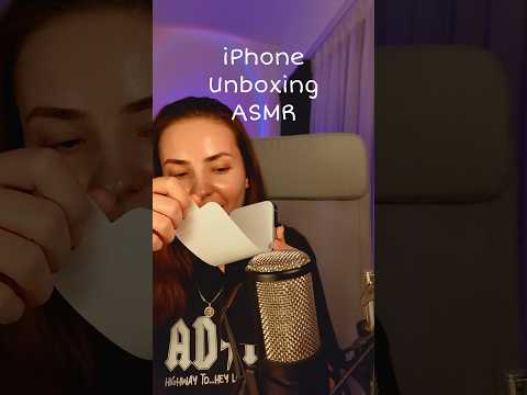 iPhone 16 pro max unboxing ASMR 📱 #asmr #unboxing #iphone #asmrsounds