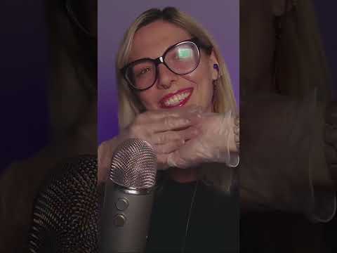 vinyl glove tapping asmr #relax #visualtingle