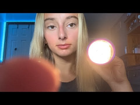 ASMR | Light Eye Exam and Triggers ( Follow the light)😴💡 