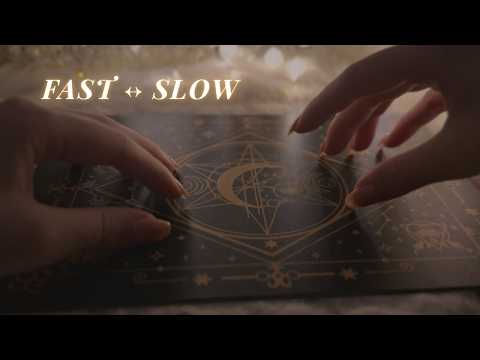 ASMR Fast to Slow Tapping✨ Relaxing Rhythm Changes🍃 (with BGM)