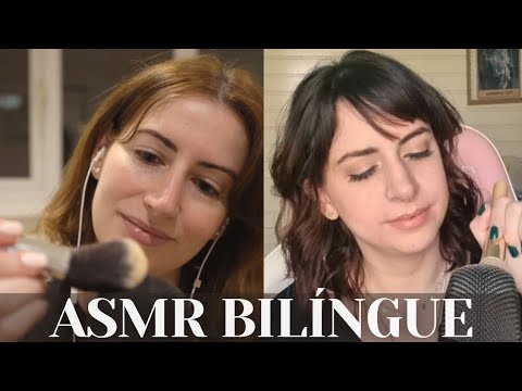 ASMR ● Repetindo Palavras em Inglês 🇬🇧 e Português 🇧🇷 (feat. @SolangePrataASMR)