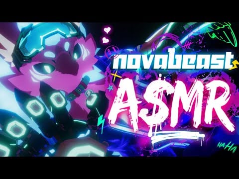 [Furry ASMR] Cyberpunk Novabeast uses his mech gauntlets to massage your face~ [No talking] [M4A]