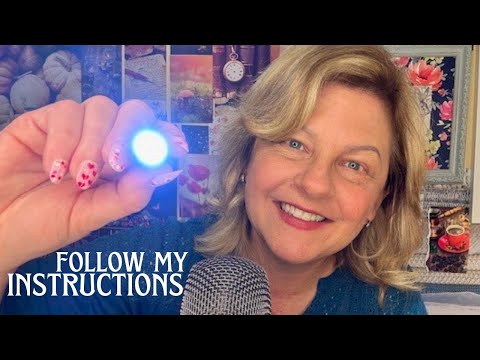 ASMR | Follow My Instructions | Counting, Breathing, Light Triggers, Positive Affirmations 🥰🌸