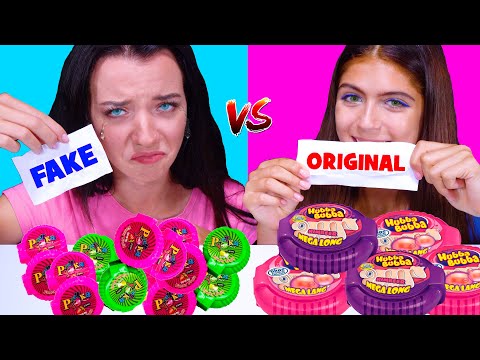 ASMR REAL FOOD VS FAKE FOOD CHALLENGE | EATING SOUNDS LILIBU