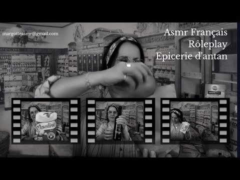 Asmr Français, vidéo personnalisée pour  "Amandine" Rôleplay  épicerie d'antan"