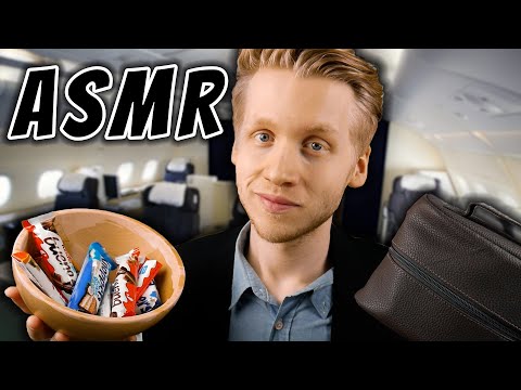 ASMR | First Class FLUGBEGLEITER - Flugzeug Roleplay (Personal Attention)