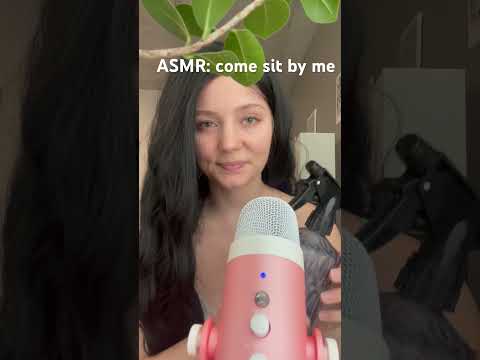 come sit by me 🤍#asmr #girlfriendasmr #sleepasmr #whisper #cozyasmr