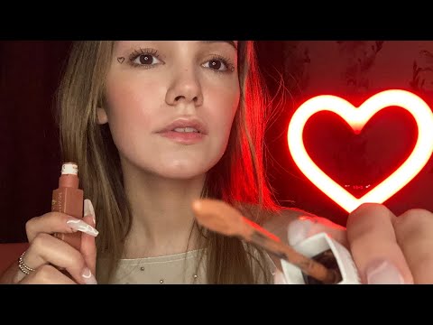 АСМР Сделаю тебе Макияж на К 14 Февраля 💗 ASMR Makeup for uou VALENTINE'S DAY