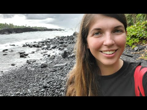 Cascading Rocks ASMR | Black Sand Beach