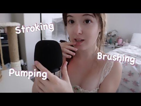 ASMR mic sounds 🎙️ (pumping)💕