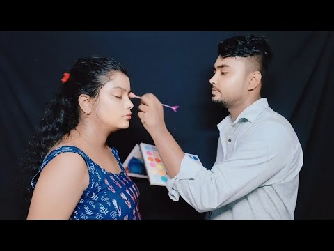 ASMR Souvik Doing My Party Makeup Roleplay | 💄✨