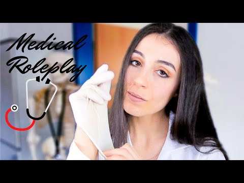 💉 Medical Examination Check-up 👩‍⚕/ ASMR Roleplay Whispering Unintelligible