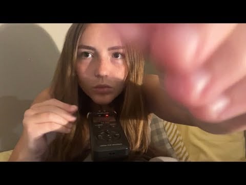 Making your Eyes Tired ~ Handmovements, Handsounds, lotion, follow my finger, etc. W/ TASCAM