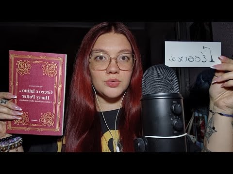 GRECO e LATINO in HARRY POTTER (Pure Whispering, Reading, Tapping) 😴💜 | ASMR ITA