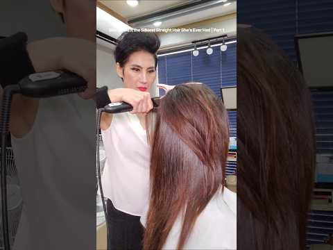 Hair Salon ASMR | Korean Hair Transformation & Magic Straightening | Rhea ASMR