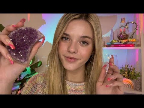 ASMR Reiki & Crystal Healing Session 🔮✨ (+positive affirmations)