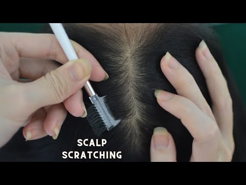 ASMR Real Person Hair Parting, Hair Brushing, Hair Treatment For Sleep And Rest ( Therapy Sounds )