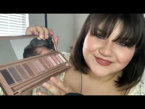 Asmr helping you do your makeup