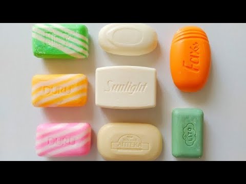 Dry Soap carving ASMR/ Semi dry soap/relaxing sounds/ Satisfaction ASMR video/Cutting soap
