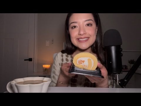 ASMR | Fruit Swiss Roll 🍓🍑🍐