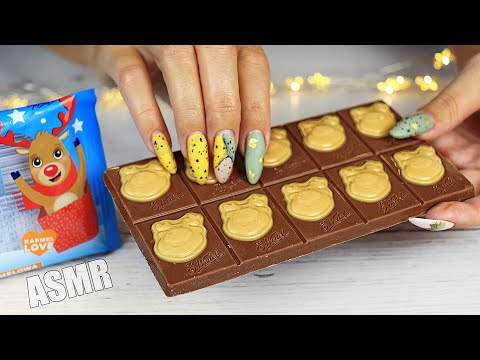 ASMR Chocolate Scratching & Tapping 🍫 АСМР Триггеры с ШОКОЛАДОМ 100% МУРАШКИ Шепот