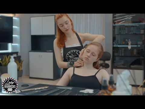 Deep Serenity ASMR Massage by Barber Lady Angelica for Skinny Girls