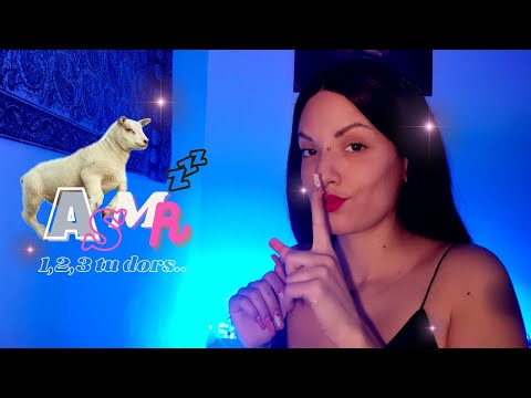 ASMR FR  Attention personnelle, je compte les moutons 😴 Jusqu'à combien tu tiens ? ASMR pour dormir