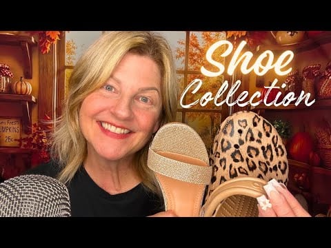 ASMR | Tingly Shoe Collection ~ Tapping with Long Nails 🥰💖🌺
