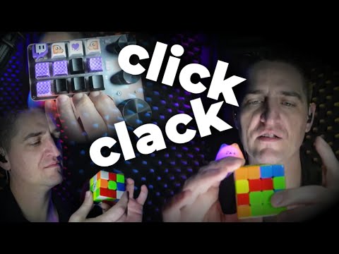 Cubes & Keyboard ⌨️ Clicky #ASMR #SleepAid