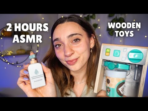 2 ORE DI COCCOLE CON I GIOCHI IN LEGNO | ASMR🤍