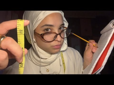 ASMR Measuring You, Inspecting You, then Sketching You📐✏️