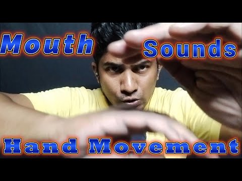 asmr fast and aggressive mouth sounds and hand movements